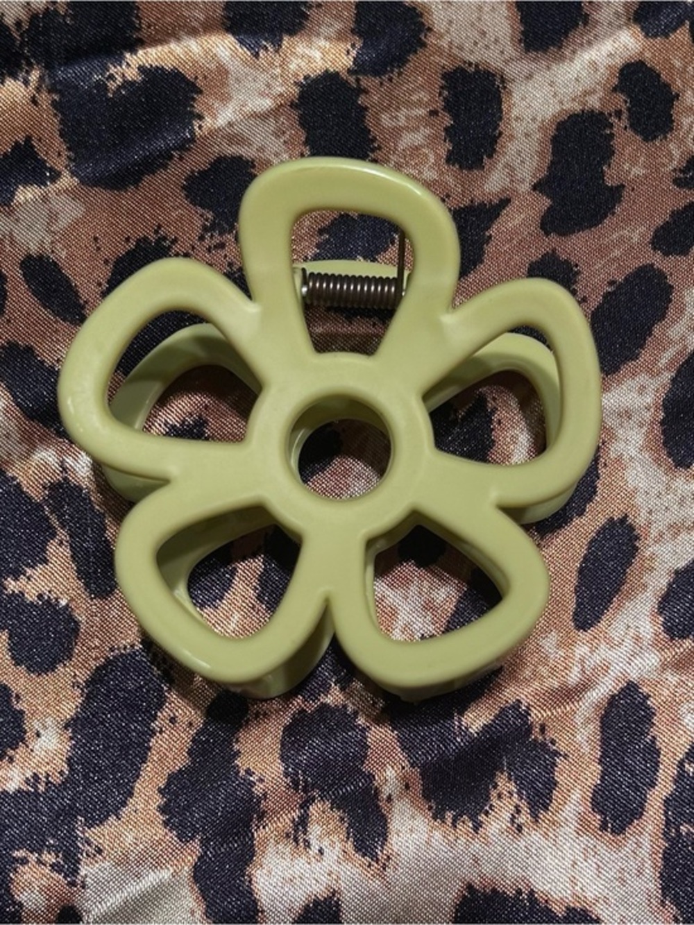 H&M Yellow Flower Shaped Claw Hair Clip